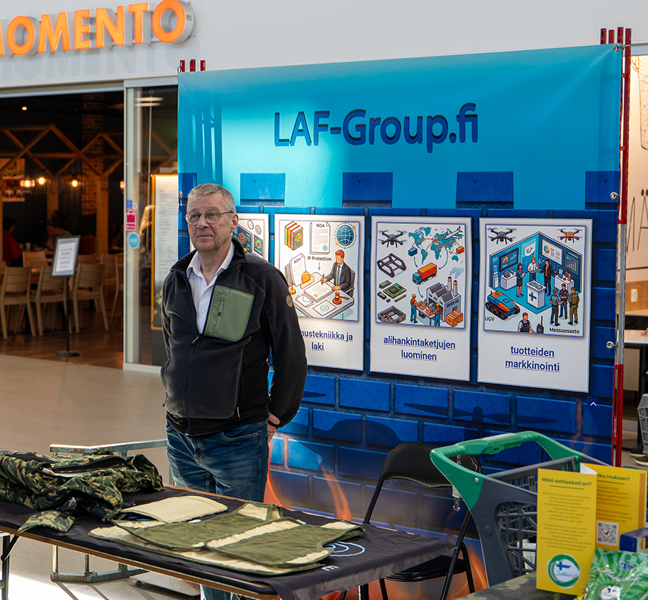 Turva26-tapahtuma Seinäjoen Ideaparkissa LAF-Group.fi infopiste Kai Kaistila