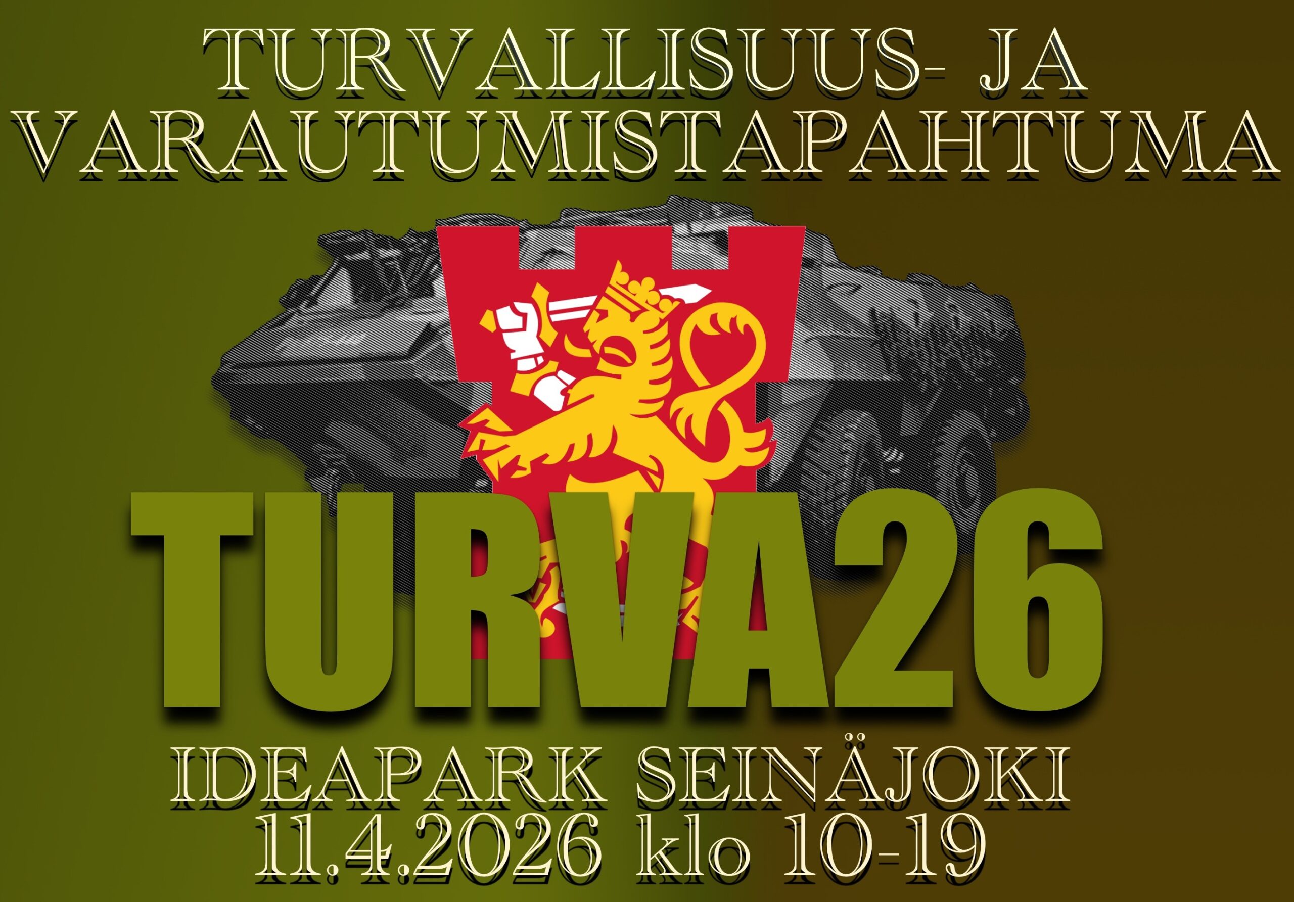 mainosjuliste turvallisuus- ja varautumistapahtuma TURVA26